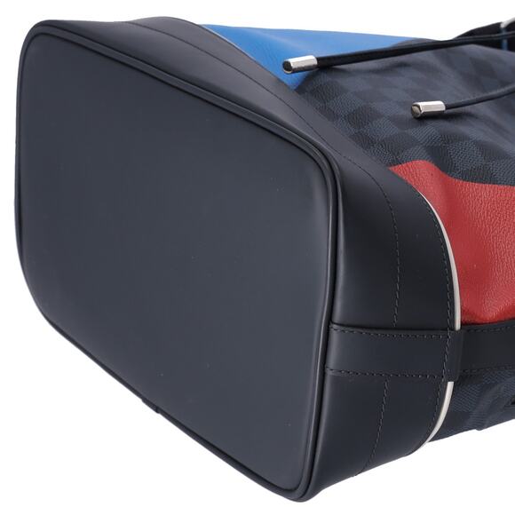 Louis Vuitton 2017 America's Cup Damier Cobalt Noe Marin Bucket Bag Tote - Picture 7 of 8